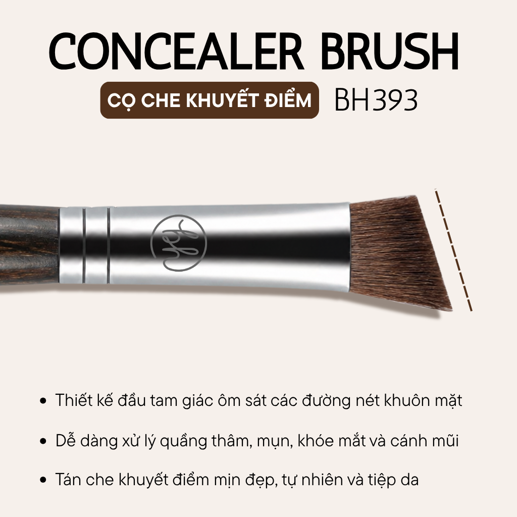 Cọ Che Khuyết Điểm BH Cosmetics Concealer Brush BH393